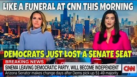 "WOW" - You Could Hear a Pin Drop at CNN after Kyrsten Sinema announced she's LEAVING the DEMOCRATS