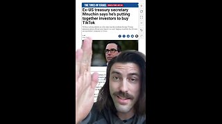 Tucker knows this I'm sure, Israel (Zionist) are trying to buy TikTok