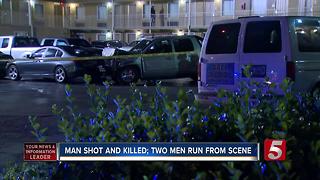 2 Suspects Sought After Fatal Shooting, Crash