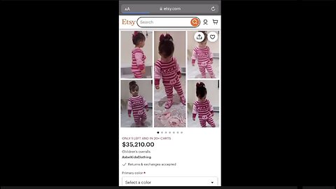 Etsy has a Little Girl in Overalls listed for $35k