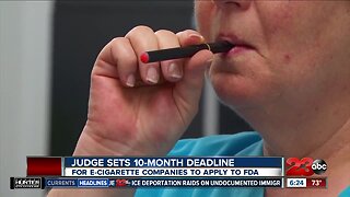 Judge sets 10-month deadline for e-cigarette companies to apply to FDA