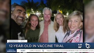 Carlsbad 12-year-old joins COVID-19 vaccine trial