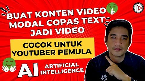 CARA MEMBUAT KONTEN VIDEO TANPA SOFTWARE, MODAL COPAS TEXT JADI VIDEO UNTUK YOUTUBER PEMULA