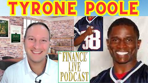 Dr. Finance Live Podcast Episode 59 - Tyrone Poole Interview - 2X NFL Super Bowl Champion - Speaker