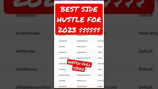 Best Side Hustle For 2023 YouTube Automation Blog!!!!!! Become A Billionaire!!!