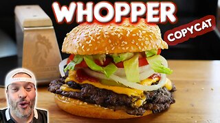 Burger King Whopper Copycat | How To Make A Smash Burger | Sasquash Burger Smasher