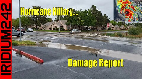 Hurricane Hillary Damage Report From Pahrump Nevada