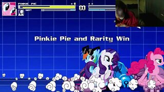 My Little Pony Characters (Twilight Sparkle, Rainbow Dash, And Rarity) VS The Sentinel In A Battle