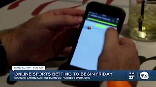 Online sports betting & gaming will begin Friday, Jan. 22 in Michigan