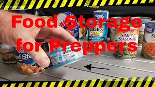 Preppers Food Storage Tour [ My Food Storage for Survival ]