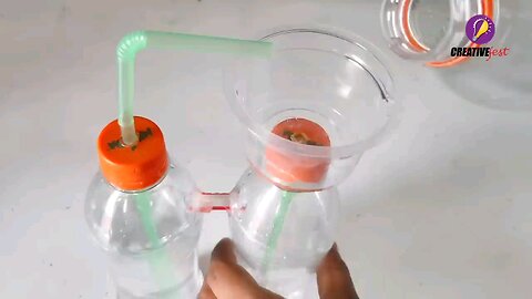 How to make automatic water fountain without electricity