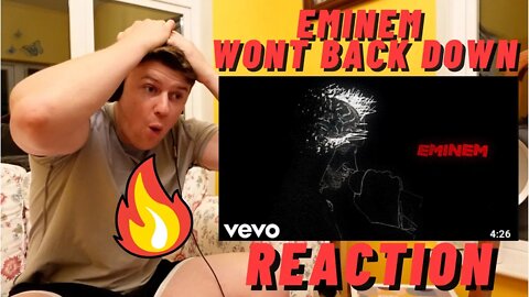 EMINEM - WONT BACK DOWN (Ft. P!nk) [Lyric Video] ft. P!nk ((IRISH REACTION!!))