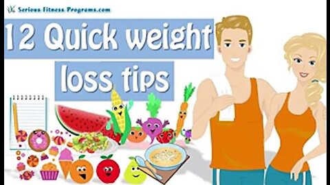 12 Quick Weight Loss Tips, Quick Ways To Lose Weight_