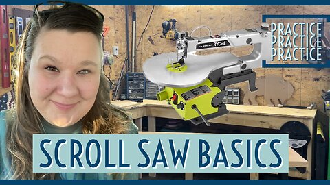 DIY | Scroll Saw Basics | Going over the basic functions of using a scroll saw