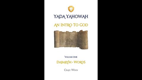 YYItGV1C9 An Intro to God Dabarym…Words Shem | Personal Designation I Am Who I Am…