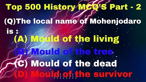 Top 500 Ancient Indian History MCQ's Part - 2 For All Competitive Exams | GK BHARAT |