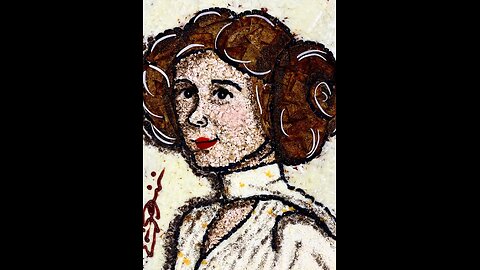 Princess Leia Pizza Art (Short)