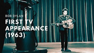 Bob Dylan's first TV appearance singing 'Blowin' In The Wind' back in 1963