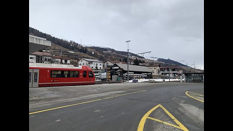 Train journey in Switzerland