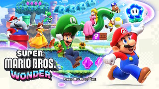 Super Mario Bros Wonder Blind Playthrough Episode 1