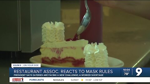 Arizona Restaurant Association reacts to updated mask guidance