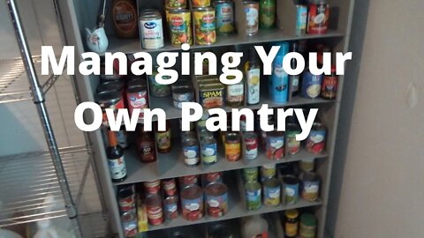 How I Manage My Pantry