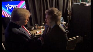 Trump and Javier Milei Meet at CPAC