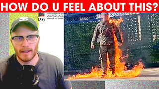 US Air Force member SETS HIMSELF on fire at Israeli Embassy in DC, yelling ‘Free Palestine’