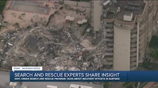 Search and rescue experts talk about recovery efforts in Surfside