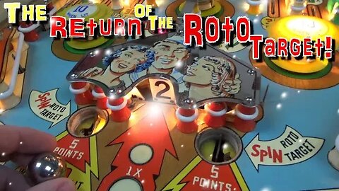 Gottlieb Changed Pinball With Their Amazing Roto-Target Design - Repairing, Repainting History