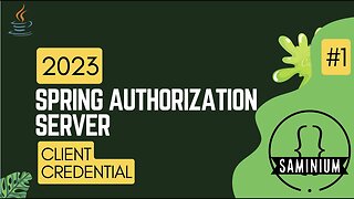 Spring authorization server #1 - Client credential flow