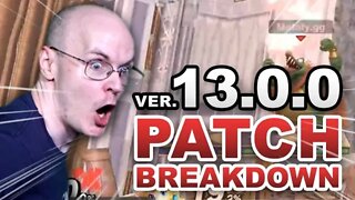 13.0.0 Patch FULL Breakdown by Mew2king