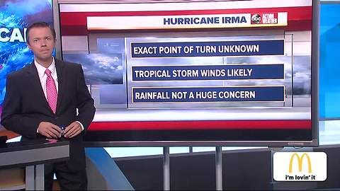 Hurricane Irma taking aim at Florida, possibly Carolinas | Thursday 9AM update with Greg Dee