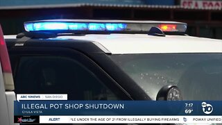 Chula Vista Police close illegal pot shops