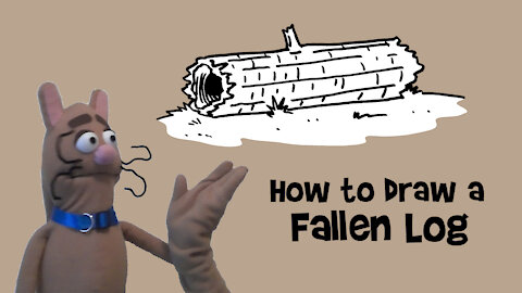 How to Draw a Fallen Log