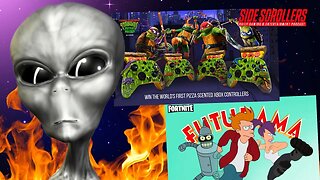 Aliens CONFIRMED To Exist, AMAZING TMNT Controller, Futurama x Fortnite | Side Scrollers Podcast