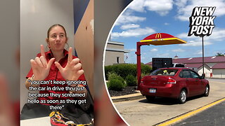 McDonald's worker slams the drive-through act she hates