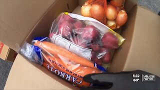 Feeding Tampa Bay feeds hundreds during emergency food distribution in response to Wednesday's storm