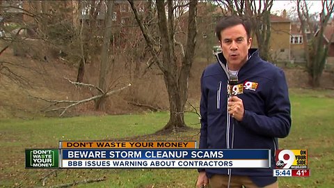 Beware scam artists offering to fix your storm damage