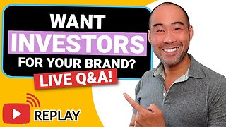 🔴 (LIVE) Be A Supplement Brand That Investors Want!