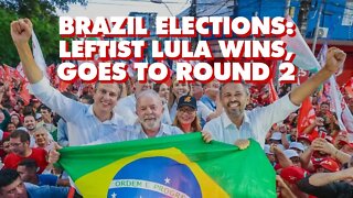 Brazil elections: Leftist Lula wins, goes to round 2 against far-right Bolsonaro