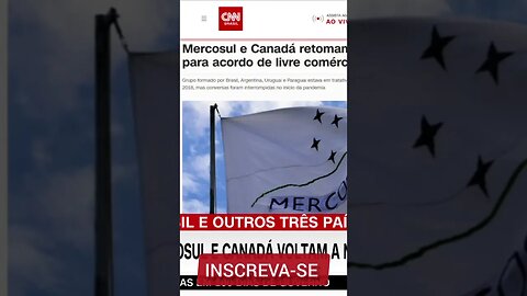 Mercosul e Canadá retomam negociações para acordo de livre comércio | CNN 360ºCNN Brasil #shortscnn