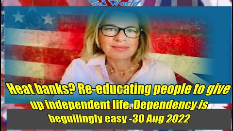 Heat banks Re-educating people to give up independent life. Dependency is beguilingly easy