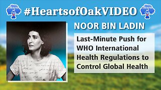 Noor Bin Ladin - Last Minute Push for WHO International Health Regulations to Control Global Health