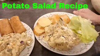 Leftovers Potato Salad Recipe 🥔🧄🧅🥒🥕#prepping#frugal#community#cooking#leftovermeals