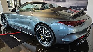 Selenite Grey Mercedes SL63 AMG with Night Package II [8k 30p]