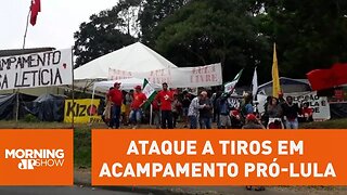 Duas pessoas ficaram feridas após ataque a tiros em acampamento de apoiadores de Lula