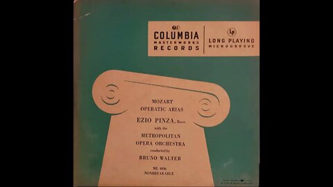 Ezio Pinza, Metropolitan Opera Orchestra, Bruno Walter – Mozart Operatic Arias