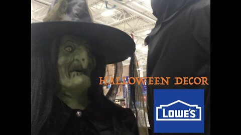 Halloween decor at Lowes! (2021)🎃