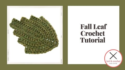 Motif of the Month September 2014 Fall Leaf Crochet Tutorial